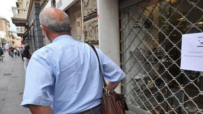 La voglia d’impresa è appassita Giù le saracinesche