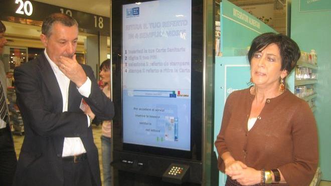 Ipercoop, arriva il totem per stampare i referti medici