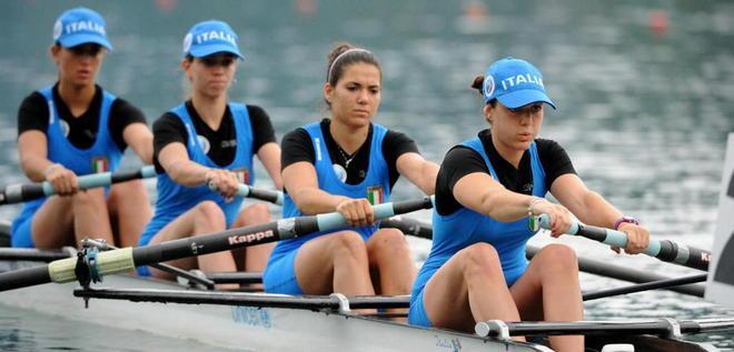 Sandra Celoni “europea” nell’armo quattro senza 
