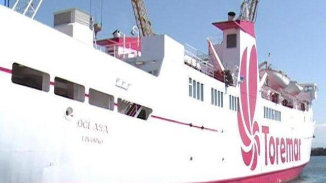 Oglasa, la nave ammiraglia del nuovo corso Toremar