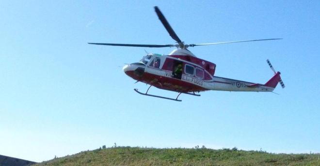 Precipita in una scarpata sessantenne all’ospedale