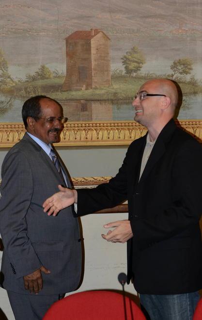 Millozzi riceve in municipio il presidente Saharawi