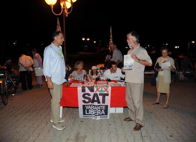 I No Sat in piazza Carducci: il 30 tutti a bloccare l’Aurelia 