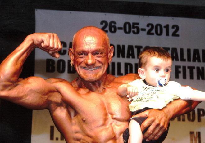 Paolo, il nonno campione europeo 