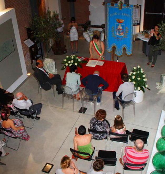 Primo matrimonio celebrato al Muve