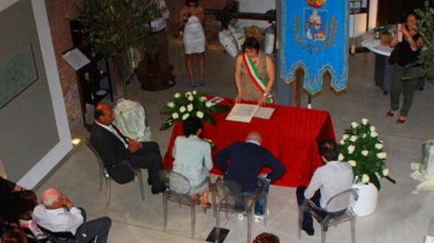 Primo matrimonio celebrato al Muve