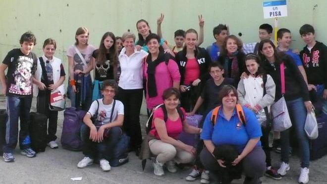 Gli alunni delle medie protagonisti con Stand Up