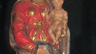 Una statua della Madonna donata all’antica pieve