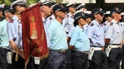 Festa della polizia municipale a Villa Mimbelli