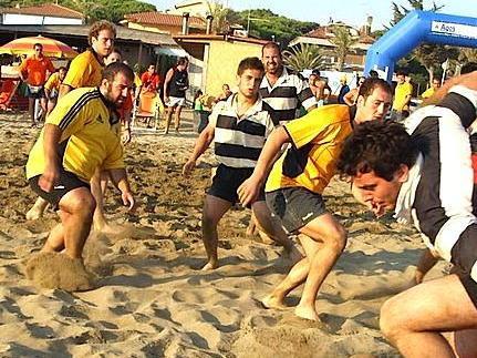 Beach rugby in favore della Parent Project