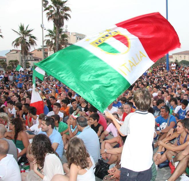 Europei, piazza Mazzini delusa 