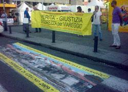 In sella in 250 da via Ponchielli a Cardoso per ricordare 