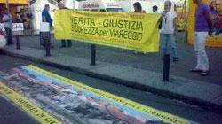 In sella in 250 da via Ponchielli a Cardoso per ricordare