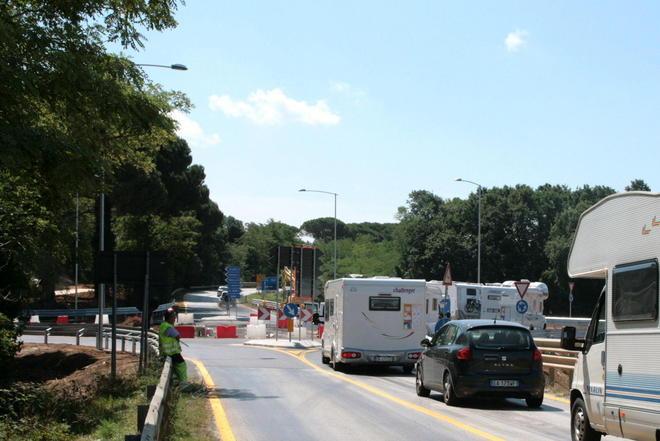 L’autostrada? Fiumi di traffico sulla 206