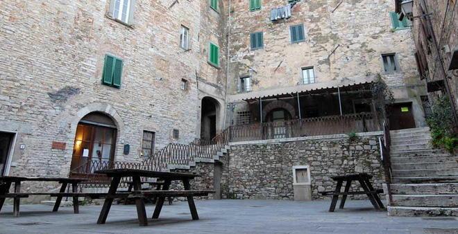 Giochi per bambini nel centro storico