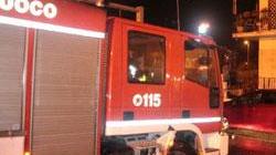 Incendio doloso in uno stabile di via La Pira