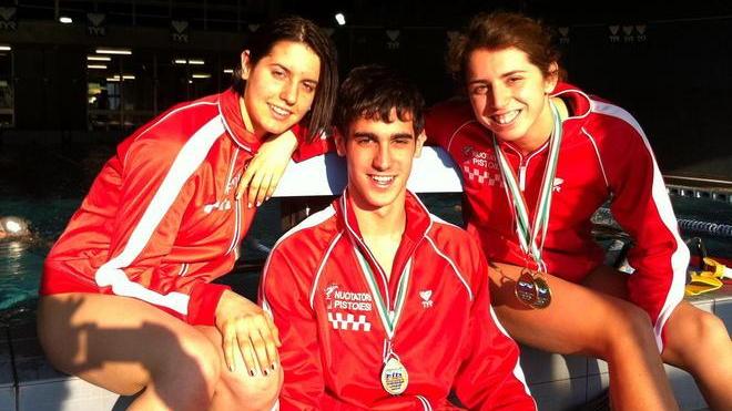 Bonacchi bronzo agli Europei juniores di nuoto