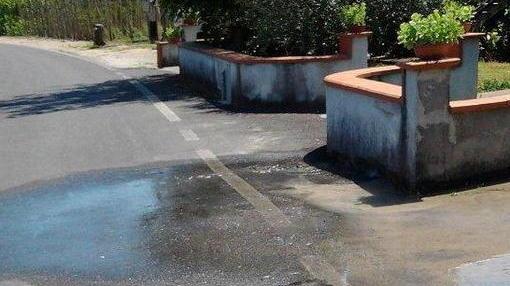 Cinque giorni per riparare una grossa perdita d’acqua
