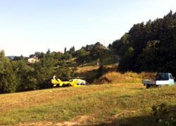 Pensionato muore cadendo da un albero di ciliegio 