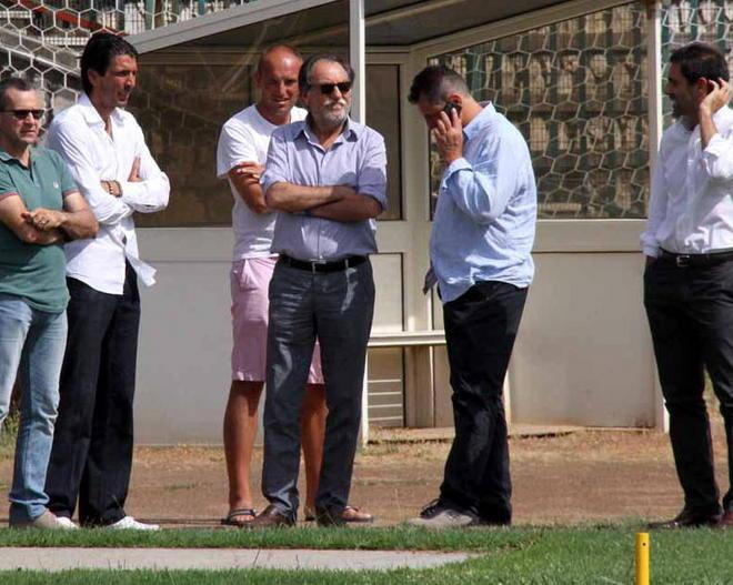 Carrarese, anche Gigi Buffon al primo allenamento 