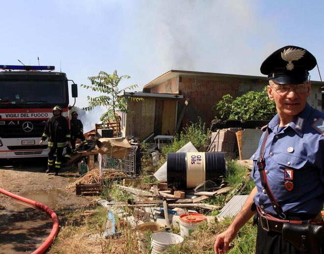 Nessun pericolo diossina per l’incendio al Terrafino 
