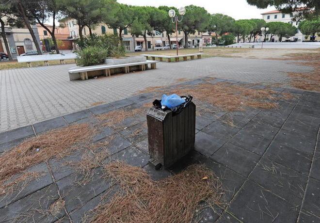 L’ex salotto di Cecina è diventato simbolo del degrado 