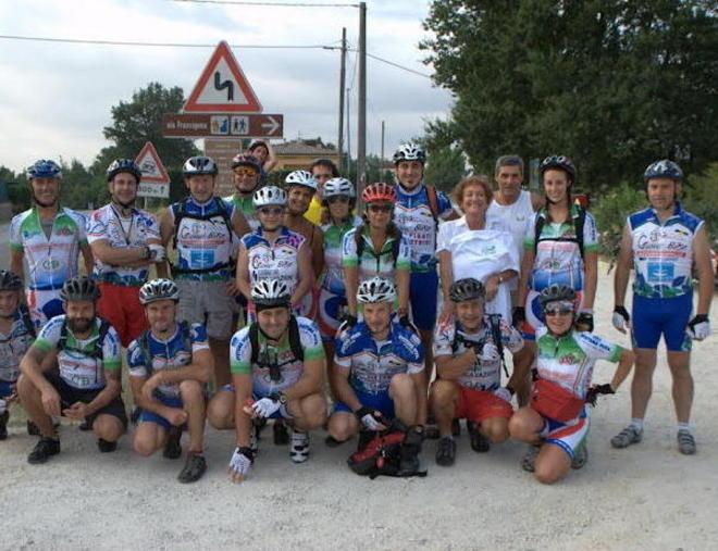 Avventura sulla via Francigena per il Giovo bike 