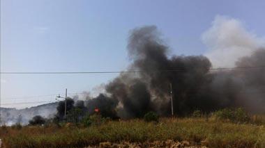 Incendio a Fiorentina, città bloccata