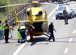 Pontremoli, incidente in moto: gravissimi padre e figlia 