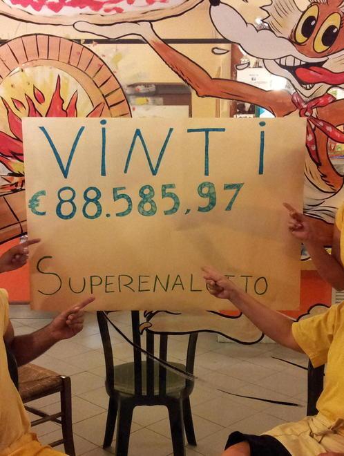 Con 2 euro ne vince quasi 89mila 