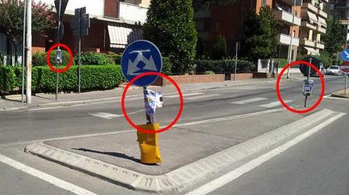 I manifestini della Palla Grossa stanno invadendo la città