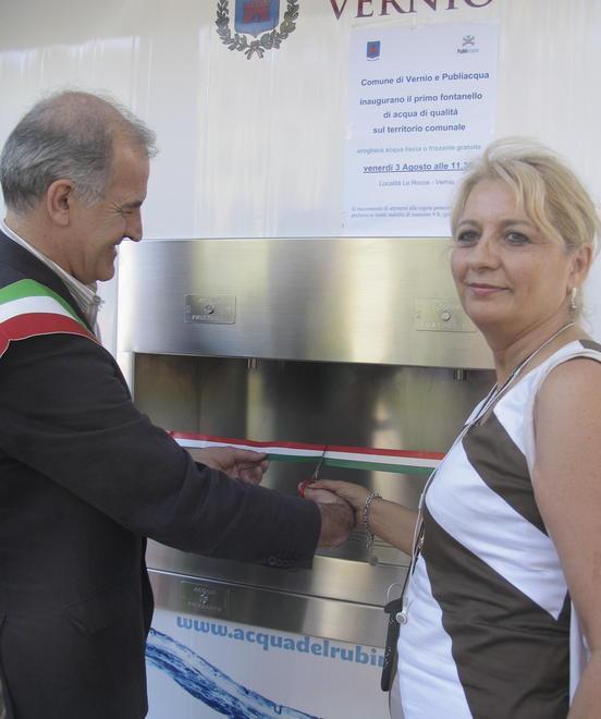 Inaugurato il primo fontanello 
