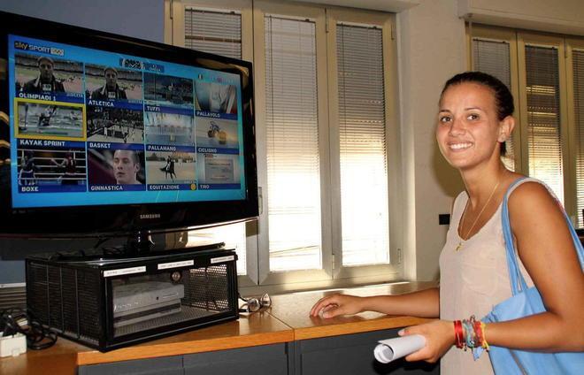 Irene Vecchi, una mattinata al «Tirreno» 