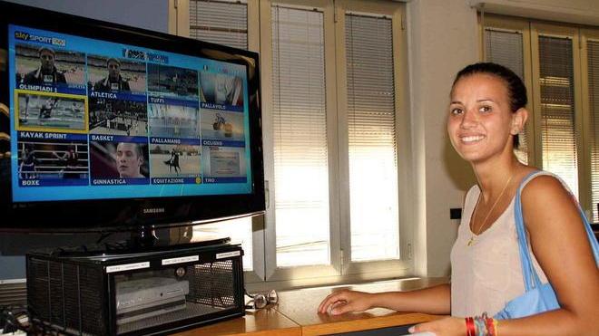 Irene Vecchi, una mattinata al «Tirreno»
