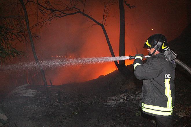 Incendio doloso brucia cinque ettari a San Rossore