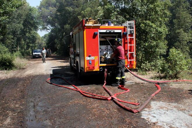 Ancora fiamme nella zona della Bufalina 