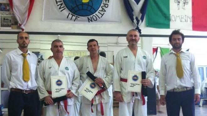 Taekwondo, piombinesi ok agli esami