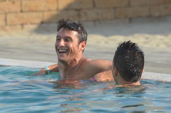 Zanetti festeggia il suo compleanno in Versilia 
