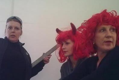 Il cabaret con il gruppo “La Ginestra” 