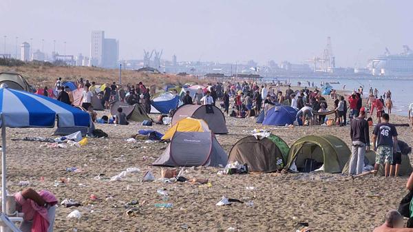 Calambrone, dopo la spiaggiata le proteste - Foto