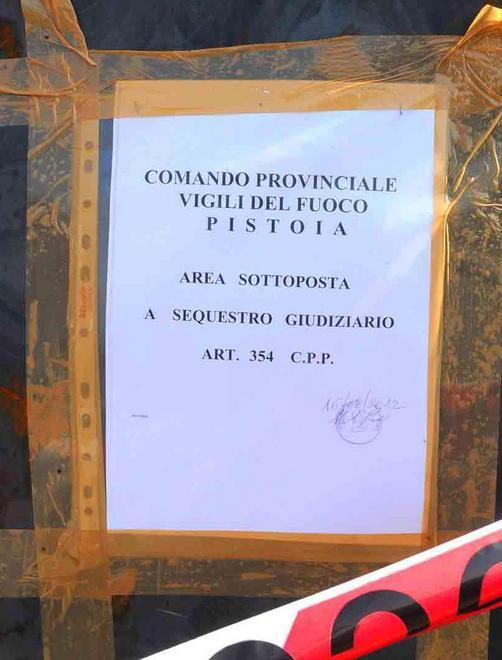 Va rimosso l’eternit crollato nel rogo a Santomato 