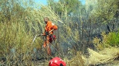 Brucia Caniparola, le fiamme sfiorano le case