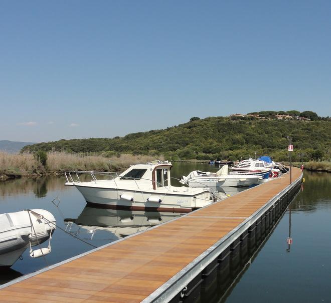 Ecco il nuovo pontile a Santa Liberata 
