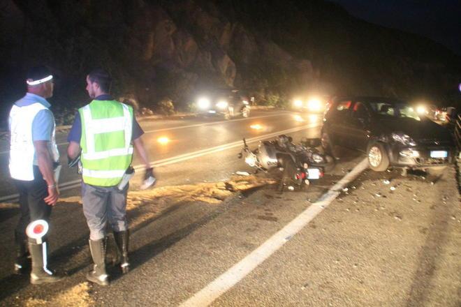 Schianto sul Romito, grave motociclista 