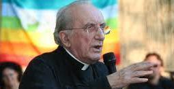 In piazza D’Annunzio con don Andrea Gallo