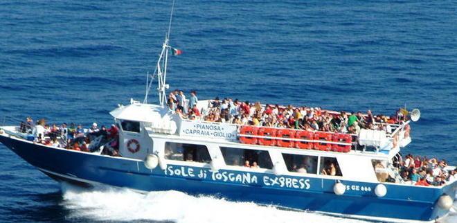 Linea per vacanzieri Da San Vincenzo fino all’Elba via mare 