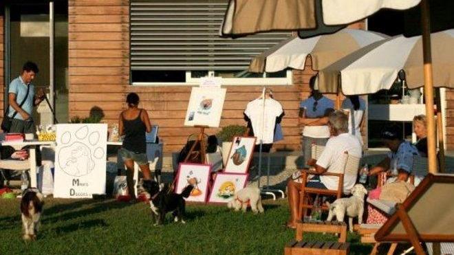 Aperitivi sul prato del Cardellino: i cani ospiti speciali