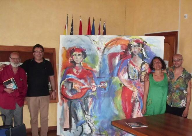 Un grande quadro per aiutare a ricostruire Mulazzo 