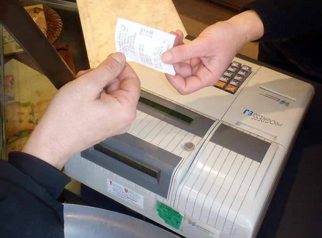 Multe per gli scontrini non rilasciati 