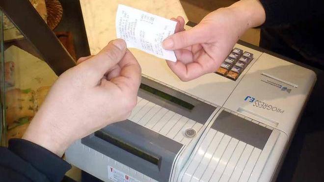 Multe per gli scontrini non rilasciati